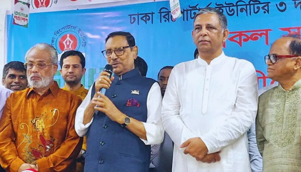 Govt remains alert against journo harassment: Quader