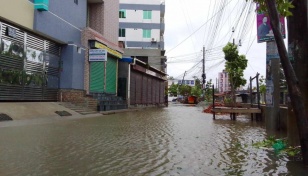 Over 100 shrimp enclosures washed away in Khulna