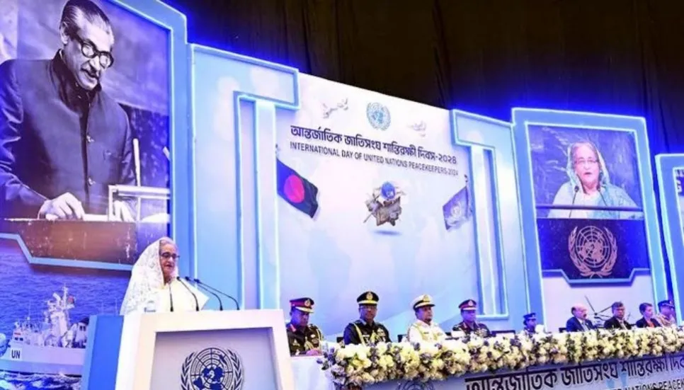 Bangladesh now role model in establishing global peace: PM