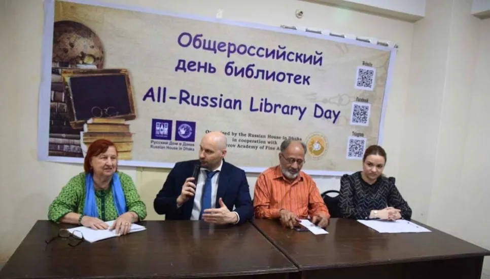 'All-Russian Library Day' programme held in Dhaka