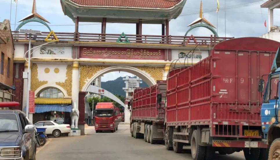 Myanmar-China trade imbalance