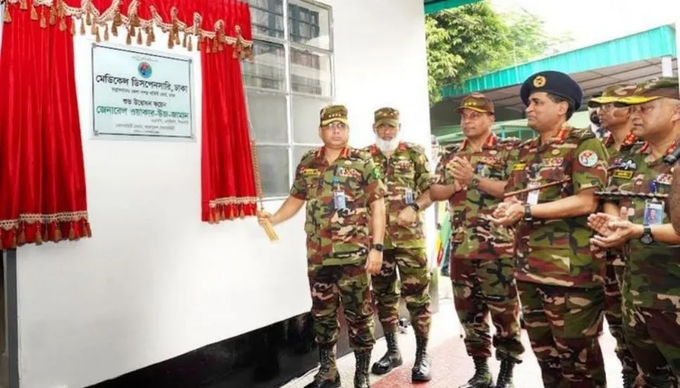 Army chief opens 30 more medical dispensaries