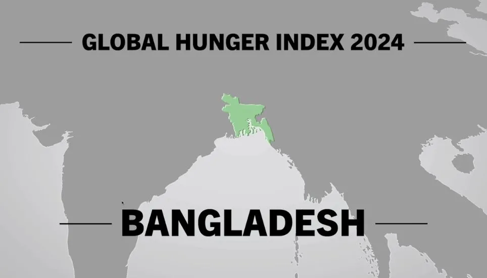 Bangladesh drops 3 spots in Global Hunger Index