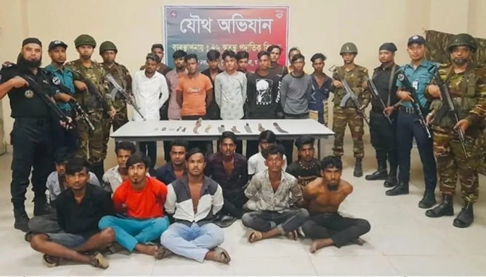 Joint forces arrest 45 persons from Mohammadpur area