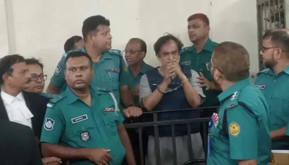 Accused of murder, Haji Salim weeps in court