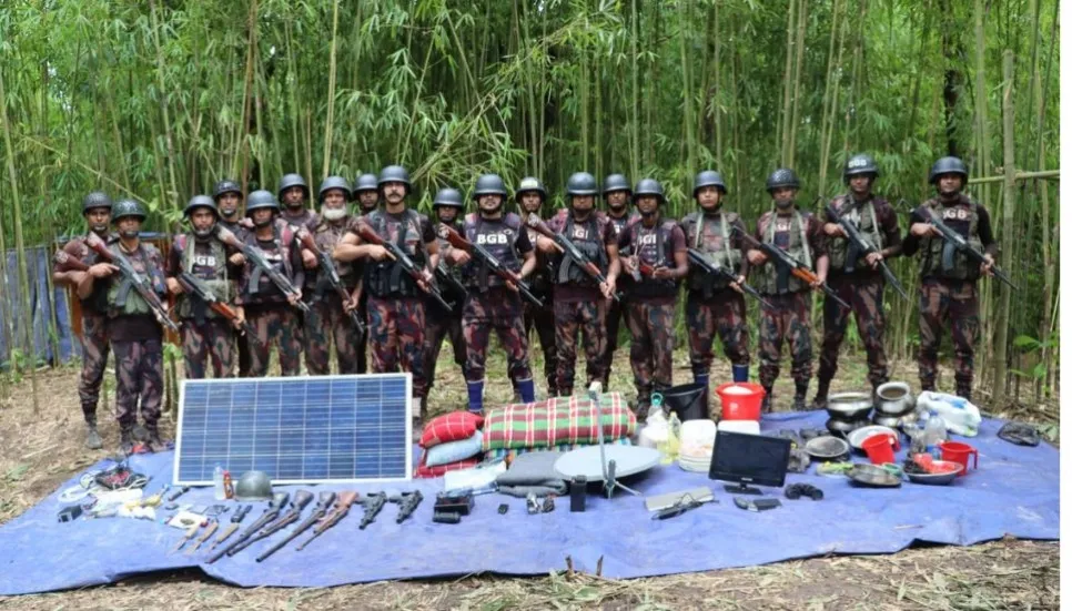 BGB conducts operation in remote hills