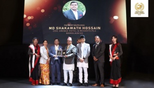 Shakawath Hossain recognised as ‘Tourism Face of South Asia’ 