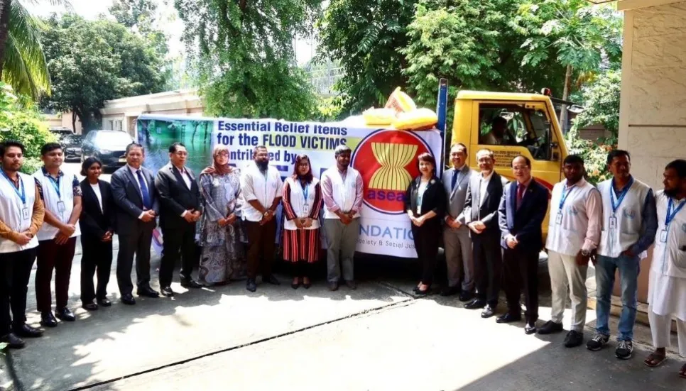 ASEAN Dhaka committee provides flood relief donation