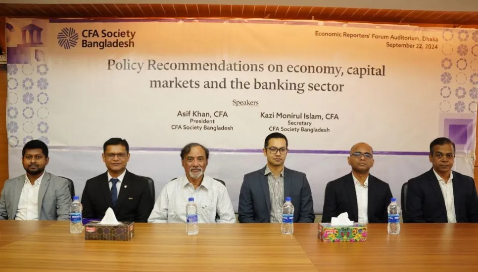 CFA Society Bangladesh hosts policy recommendation event