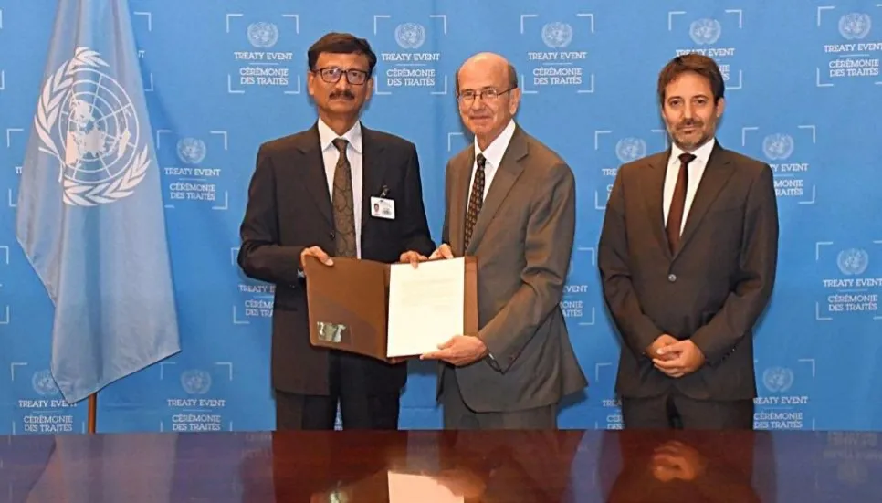 Bangladesh deposits instrument of ratification of BBNJ Agreement