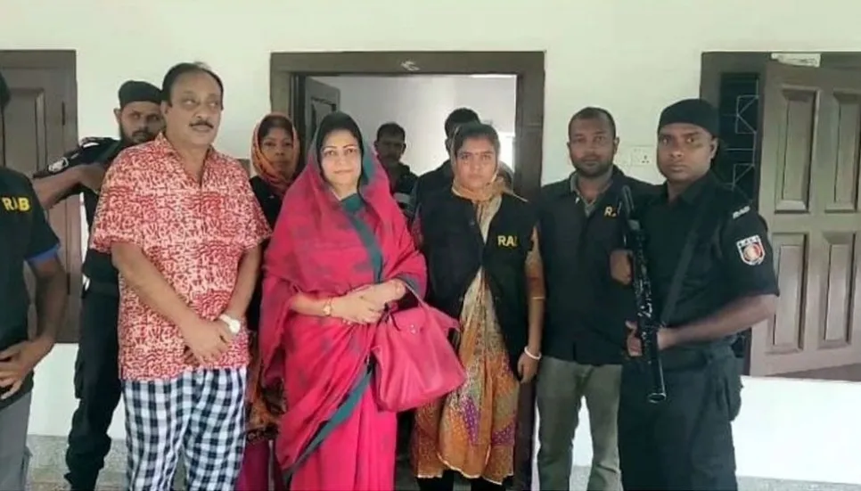 Ex-Sirajganj MP Henry, her husband arrested from Moulvibazar