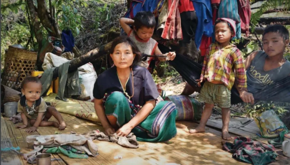 Army uproots ethnic Karen villagers in Myanmar’s hinterland