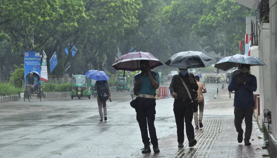 Rain or thundershowers likely in Dhaka, 7 other divisions